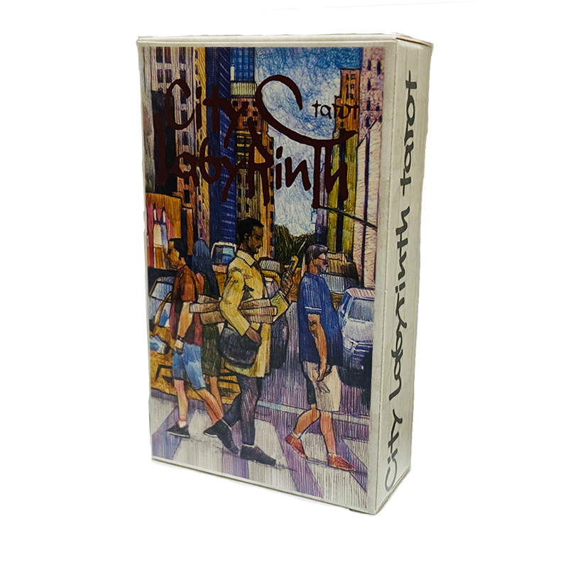 Tarot Cards Deck With Guidebook - Cartas del Tarot City Labyrinth, 78