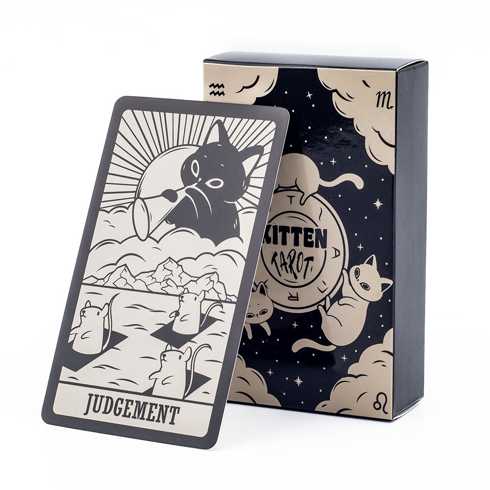 Baraja de Tarot de gatito, 78  - Tarot Cards Deck With Guidebook reseña y precio