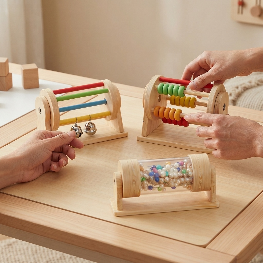 Tablero de Actividades Montess - Montessori Wooden Busy Board Toddler reseña y precio