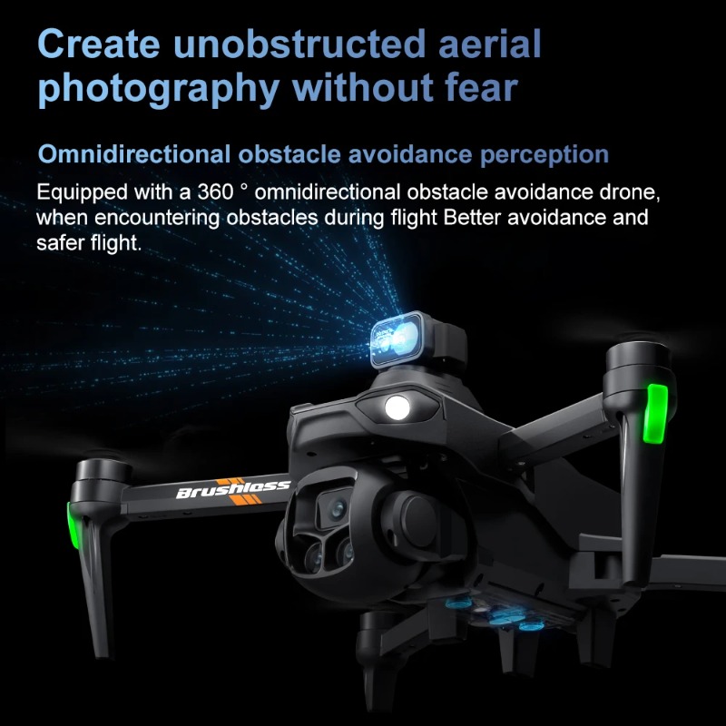 Dron Profesional Lenovo V916MA - Fpv Brushless Rc Drone 4K reseña y precio