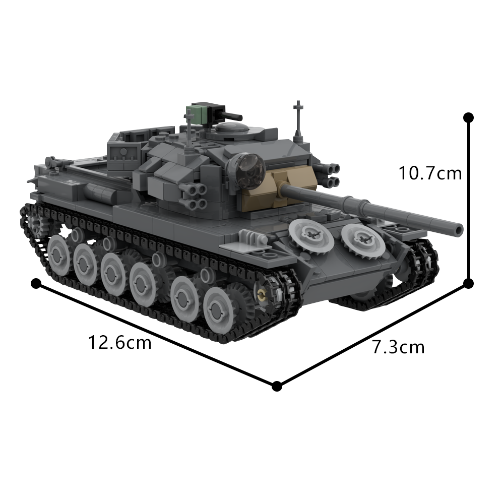 MOC Centurion mk. Bloques de C - Lego Compatible Military Tank reseña y precio