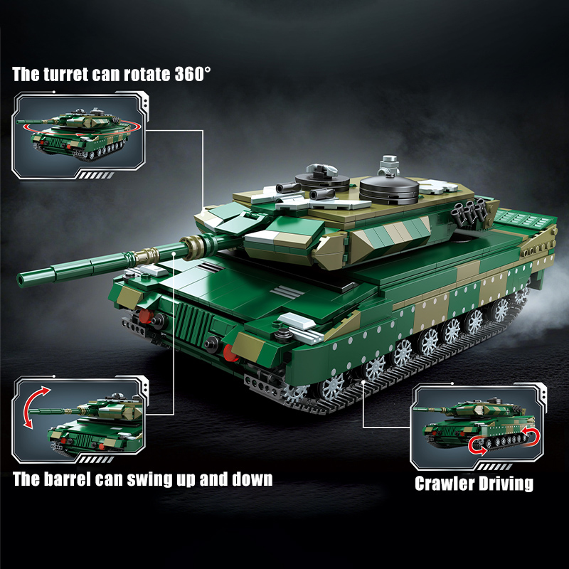 Bloques de Construcción de Mod - Lego Compatible Military Tank reseña y precio