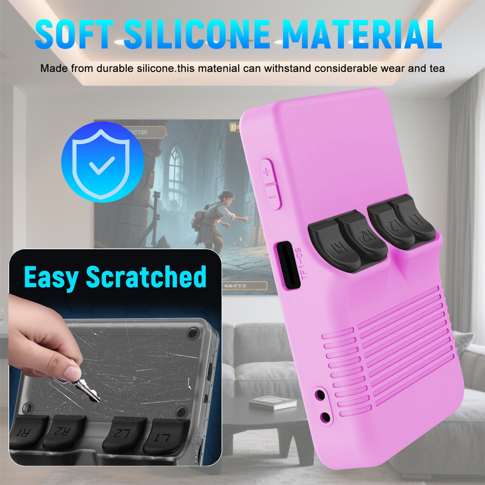 Funda Protectora de Silicona p - Retro Handheld Game Console R36S reseña y precio