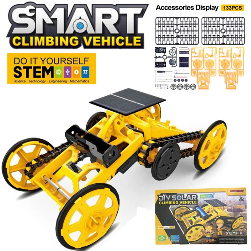 Juguete Solar novedoso para ni - Stem Solar Robot Kit For Kids reseña y precio