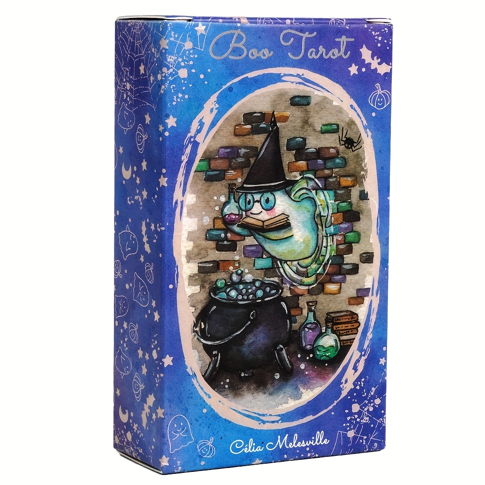 Boo Tarot Deck Fantasmas Tarje - Tarot Cards Deck With Guidebook reseña y precio
